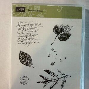 Stampin' Up French Foliage Clear Stamp Set